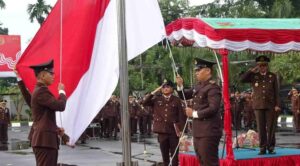 Wakajati Sumut Pimpin Upacara Peringatan HUT Kemerdekaan RI yang ke-79, Wujudkan Supremasi Hukum yang Berkeadilan, Kepastian, dan Kemanfaatan