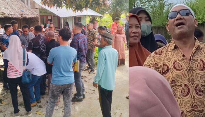 PN Kisaran Gelar Sidang Lapangan Perkara Ganti Rugi Lahan, Tergugat Terlihat Tak Tenang Hingga Terlibat Cekcok