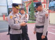 Polres Samosir Gelar Gaktibplin Pengecekan HP Personel, 10 Anggota Terdeteksi Terkait Situs Judi Online