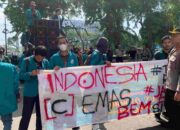 Aliansi BEM SI Gelar Aksi ‘Indonesia Cemas’ di DPRD Sumut, Ini 14 Tuntutan Mereka