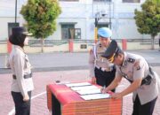 Serah Terima Jabatan Kabag Ops, Kabag SDM, Kasat Pam Obvit, dan Kapolsek Palipi Polres Samosir