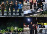 Wakapolres Samosir Pimpin Apel Kehormatan dan Renungan Suci HUT ke-80 RI di Makam Pahlawan