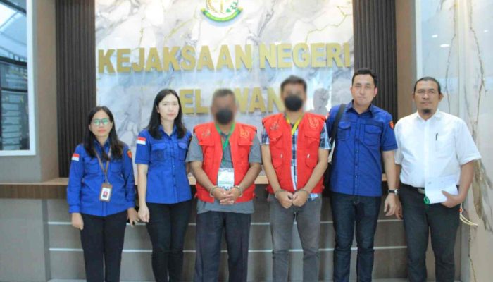 Eks Bendahara dan Penyedia Barang SMAN 16 Medan Ditahan Kejari Belawan Terkait Korupsi Dana BOS Rp 826 Juta