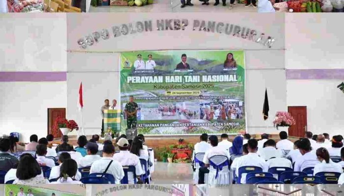 PEMKAB SAMOSIR RAYAKAN HARI TANI NASIONAL, DORONG PETANI MILENIAL JADI PIONIR PERTANIAN MODERN