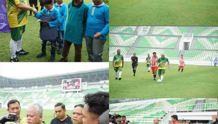 Hangat & Sportif, Laga Persahabatan Kejati Sumut Bersama Pimpinan Redaksi Media