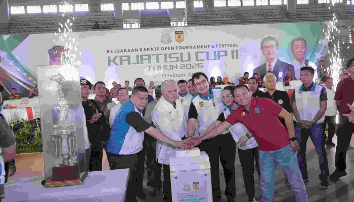 Resmi Dibuka, Kajatisu Cup II 2026 Jadi Ajang Pembuktian Sportivitas Atlet Karate Sumatera Utara